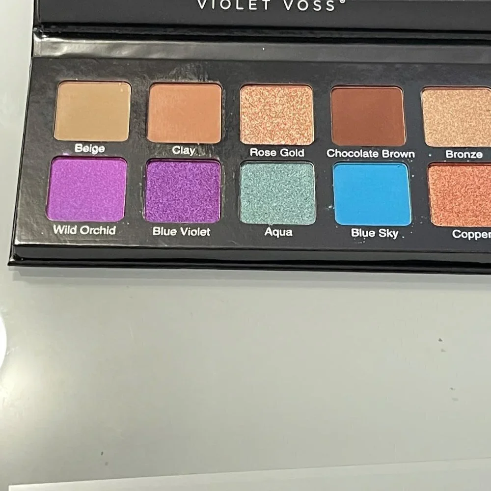 Violet Voss BNIB Neutral Colorful 10 Shade Essentials 2 Eyeshadow Palette